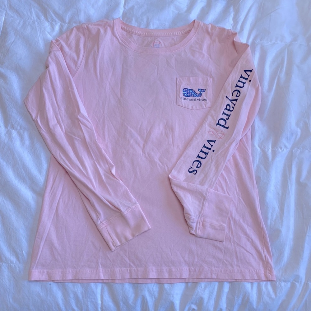 Vineyard Vines Breast Cancer Awareness L/S Shirt